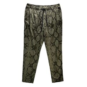 Lululemon Pants Womens 6 Jet Crop Slim Leggings Ziggy Snake Fatigue Gator Yoga